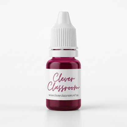 10mL oil-based ink for pre-inked stamps.