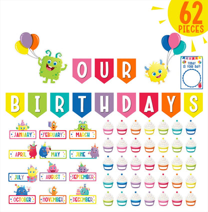 Giggle &amp; Grow Birthday Bulletin Board Set