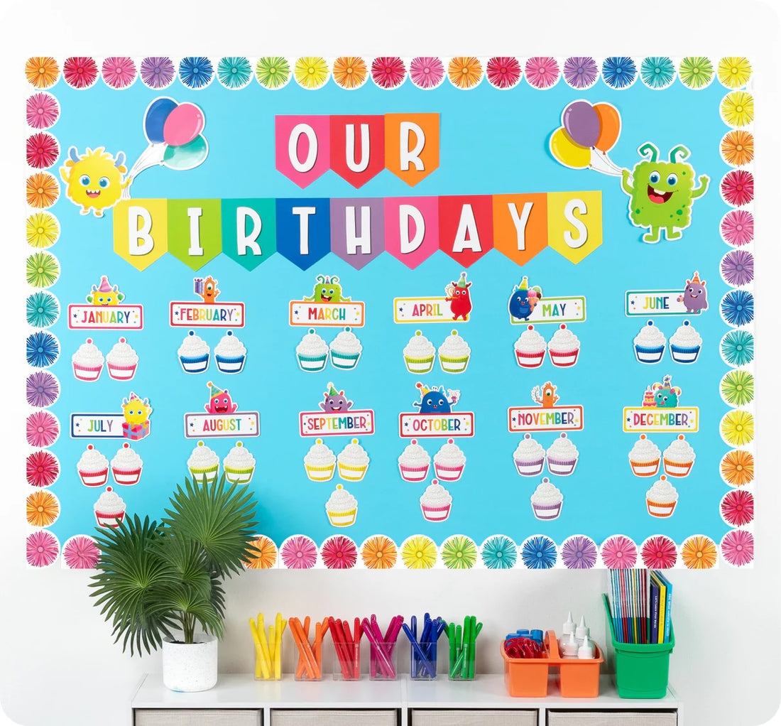 Giggle &amp; Grow Birthday Bulletin Board Set