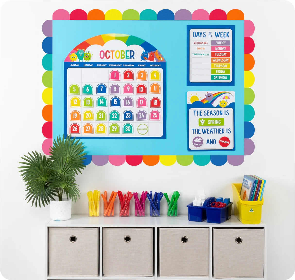 Giggle &amp; Grow Calendar Bulletin Board Set