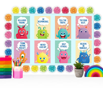 Giggle &amp; Grow Motivational Poster Set