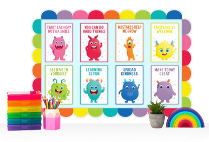 Giggle &amp; Grow Rainbow Scalloped Border