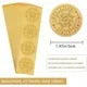 100 Pack Gold Foil Embossed OUTSTANDING EXCELLENCE Stickers