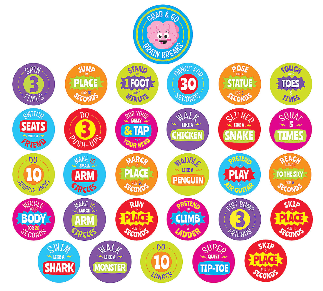 Grab &amp; Go Brain Break Activities