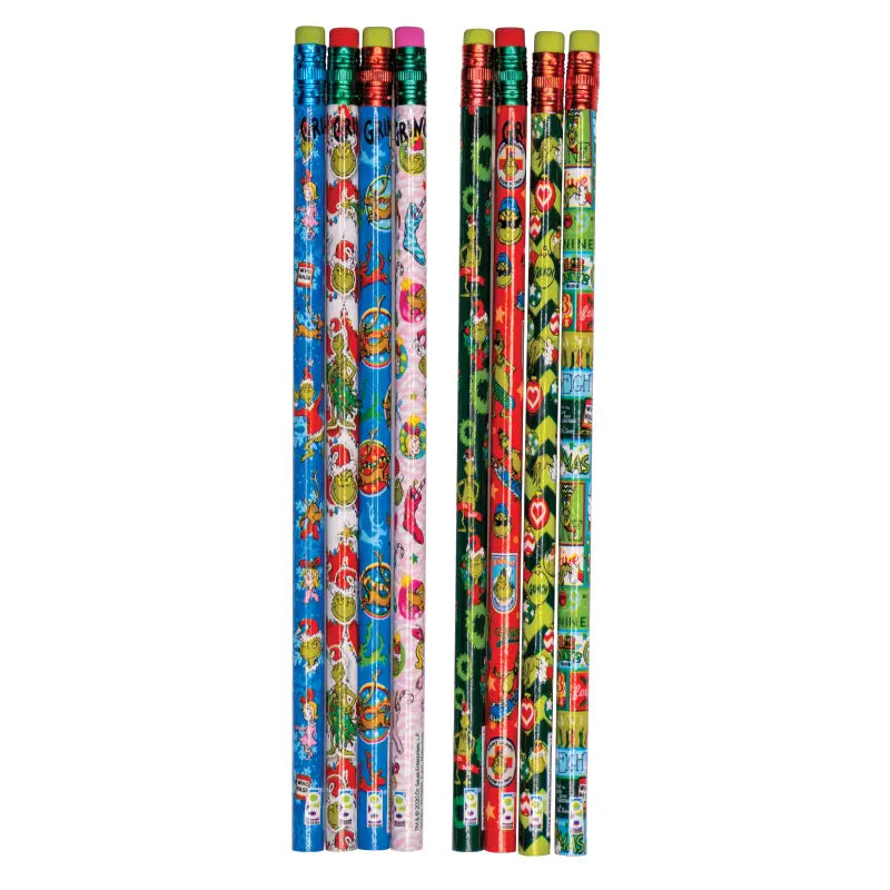 Dr Seuss Christmas Grinch 3d Erasers - Desk Pets