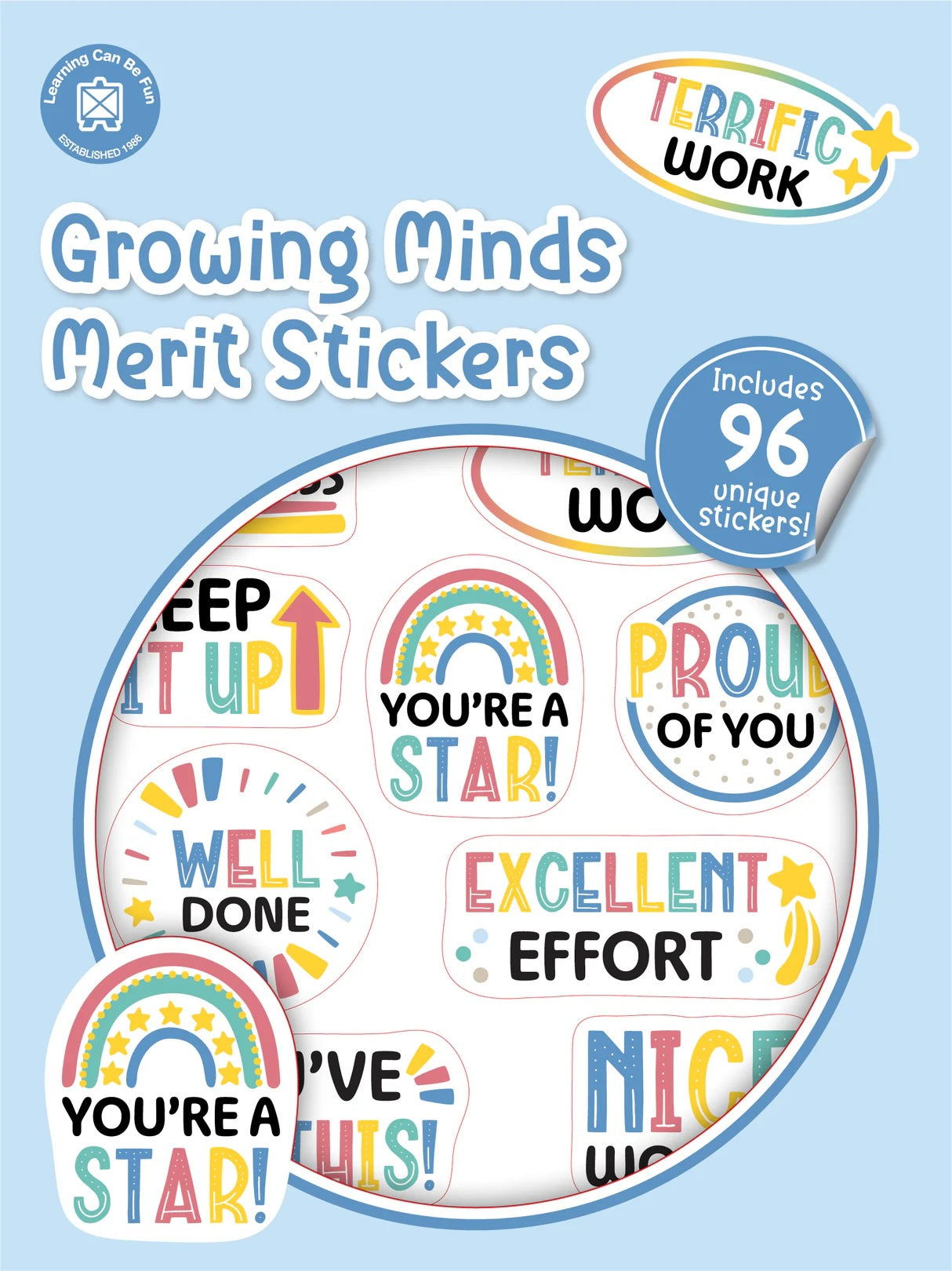 Growing Minds Merit Sticker Book