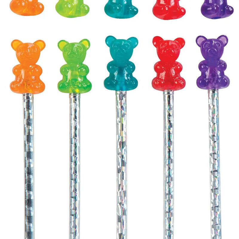 Wacky Whiffs Scented Gummy Bears Pencil Toppers Mixed Pack