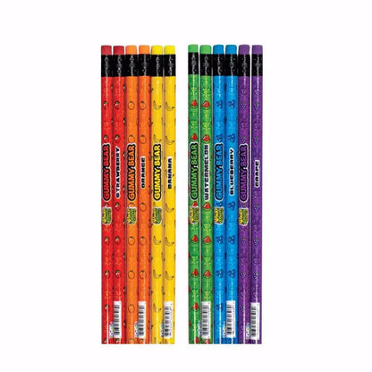 NEW! Wacky Whiffs Gummy Bears Scratch n Sniff Scented Pencils