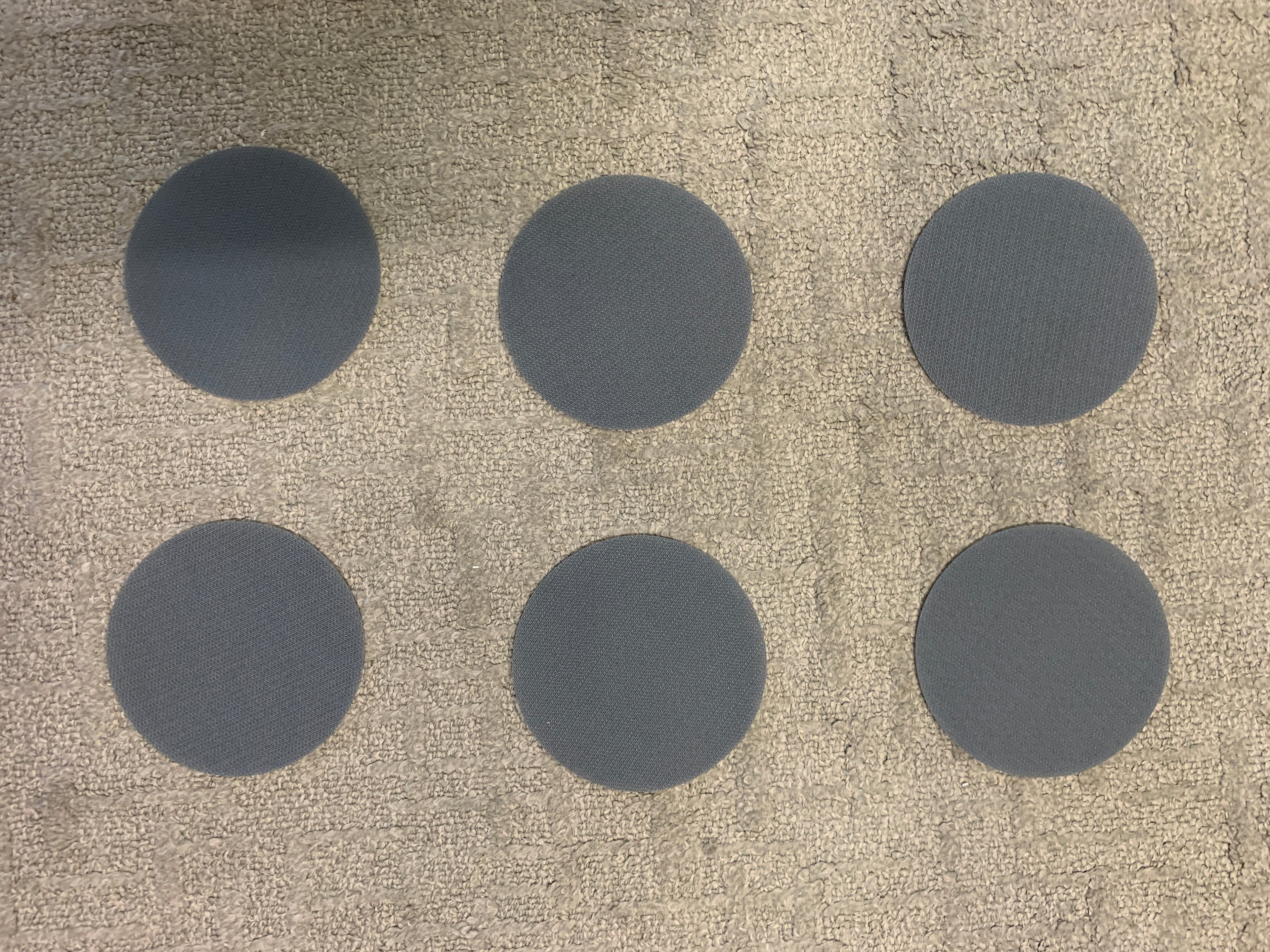 6 Grey -  Clever Spots Classroom Place Markers