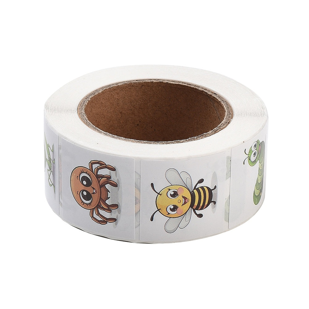 NEW! Insects 500 stickers on a roll