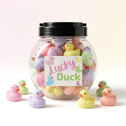 NEW!! LARGE Pastel Lucky Ducks - class set of incentive ducks in a home