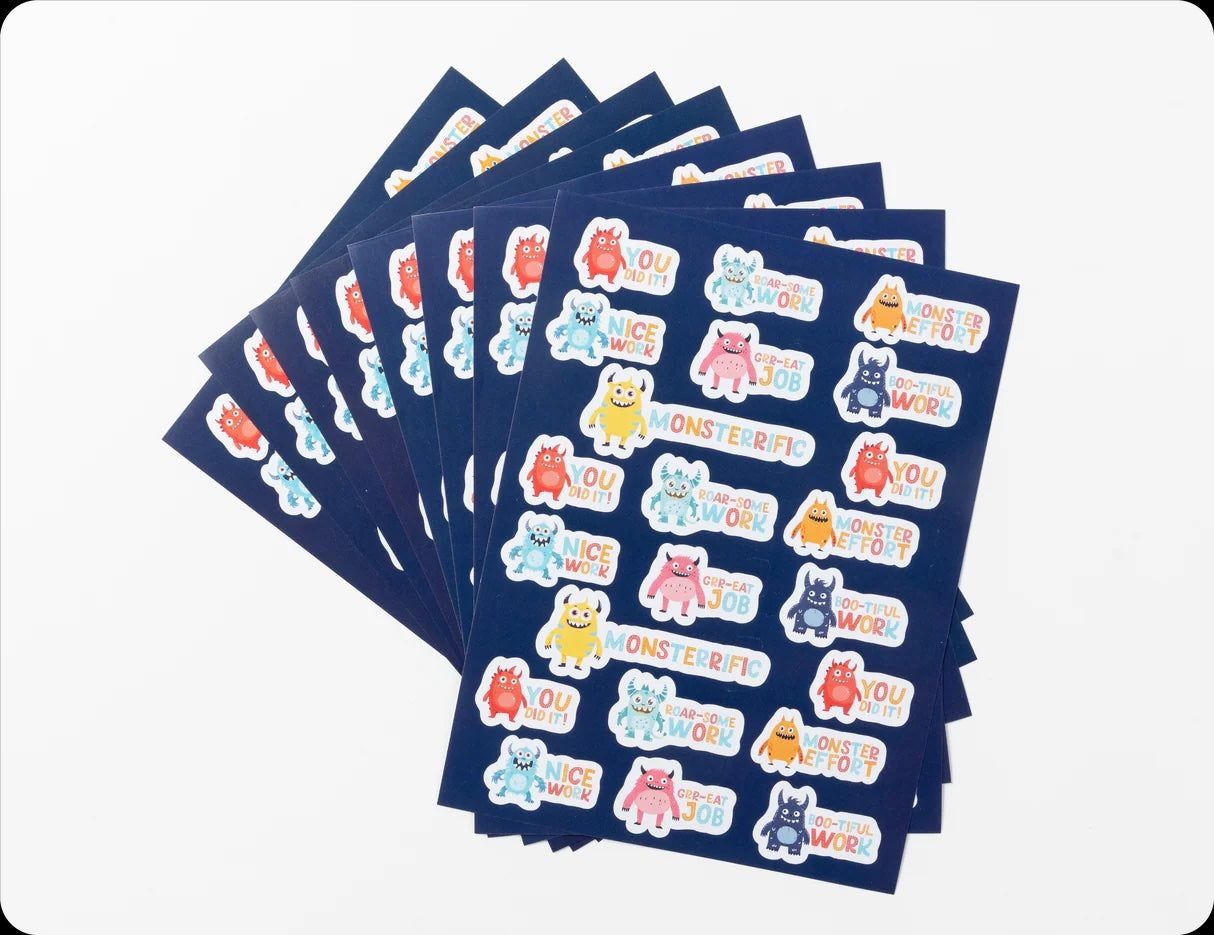 Monster Motivation Merit Sticker Book