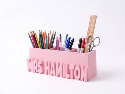 Personalised Desk Organiser Stationery Holder