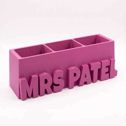 Personalised Desk Organiser Stationery Holder