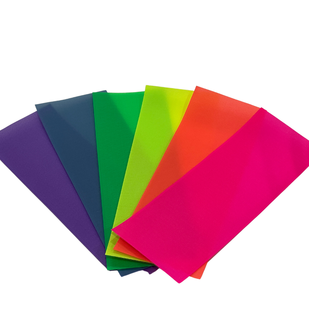 6 bandes Velcro couleurs néon – Marqueurs de place pour salle de classe Clever Strips