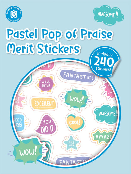 Pop of Praise Merit Sticker Book