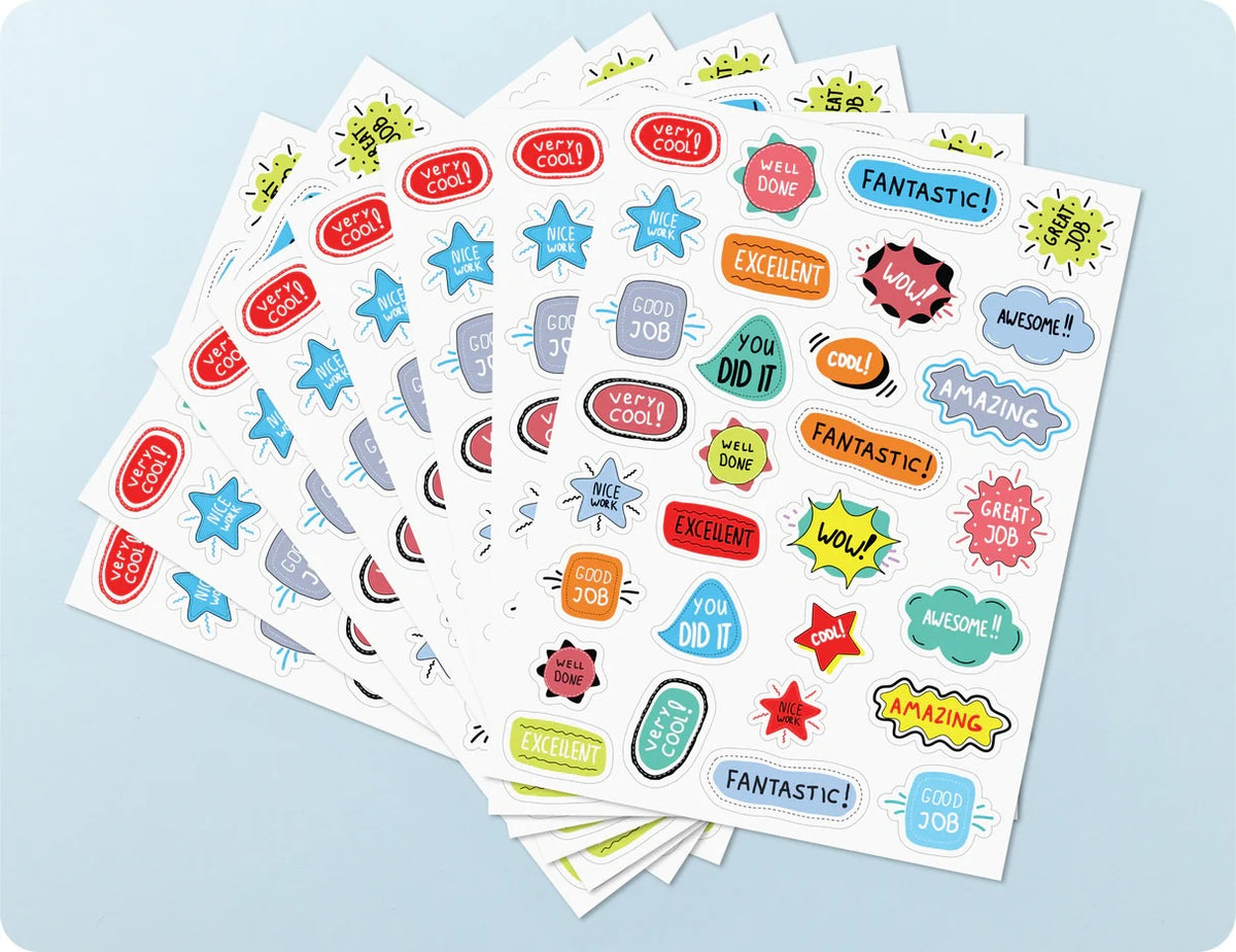 Pop of Praise Retro Merit Sticker Book