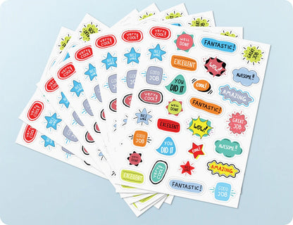 Pop of Praise Retro Merit Sticker Book