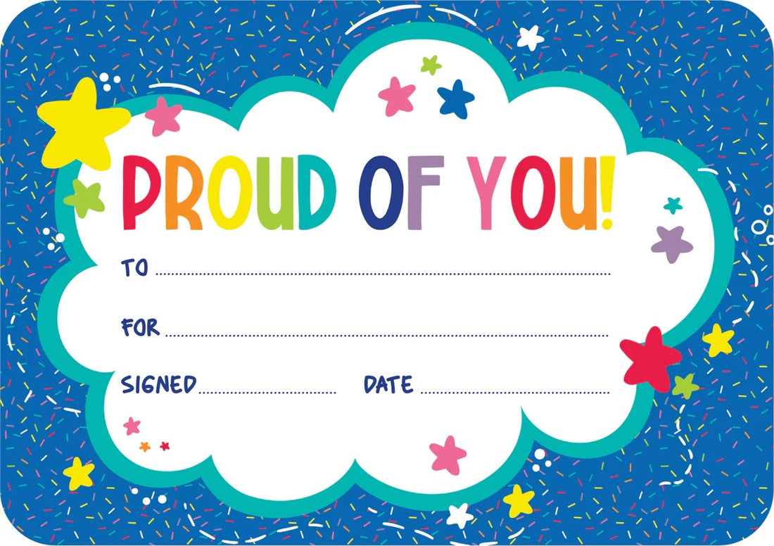 Proud of You Certificates