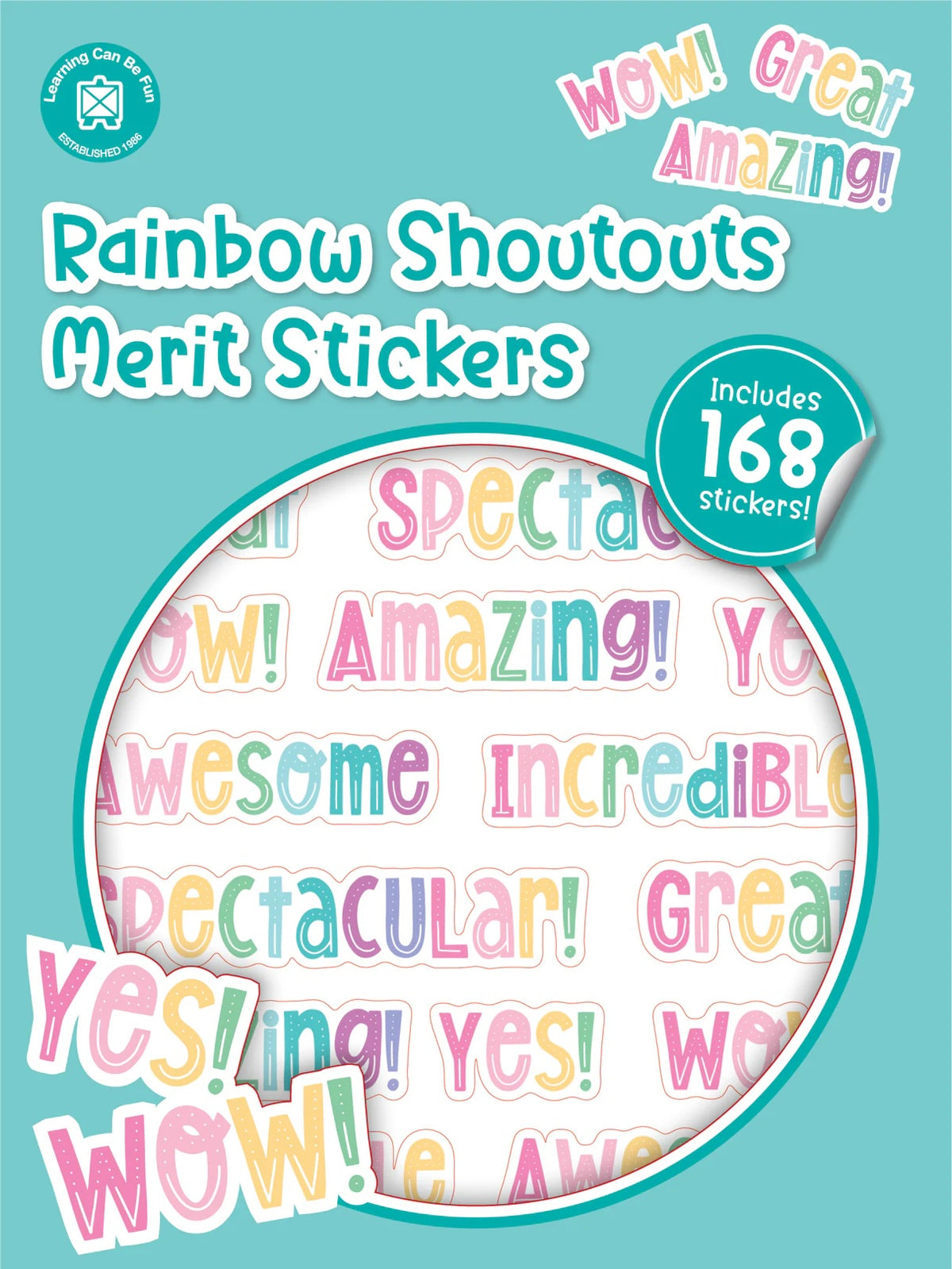 Rainbow Shoutouts Merit Sticker Book