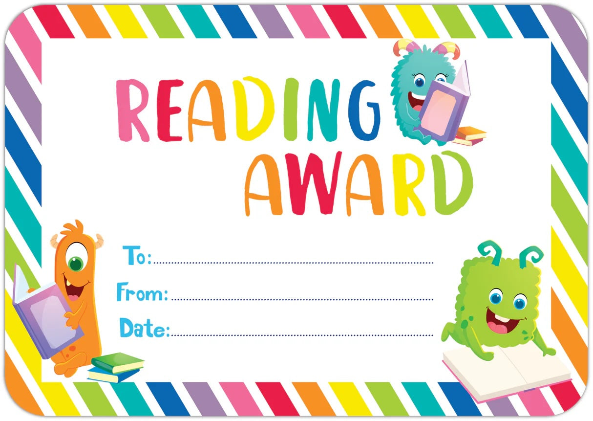 Reading Award Certificates