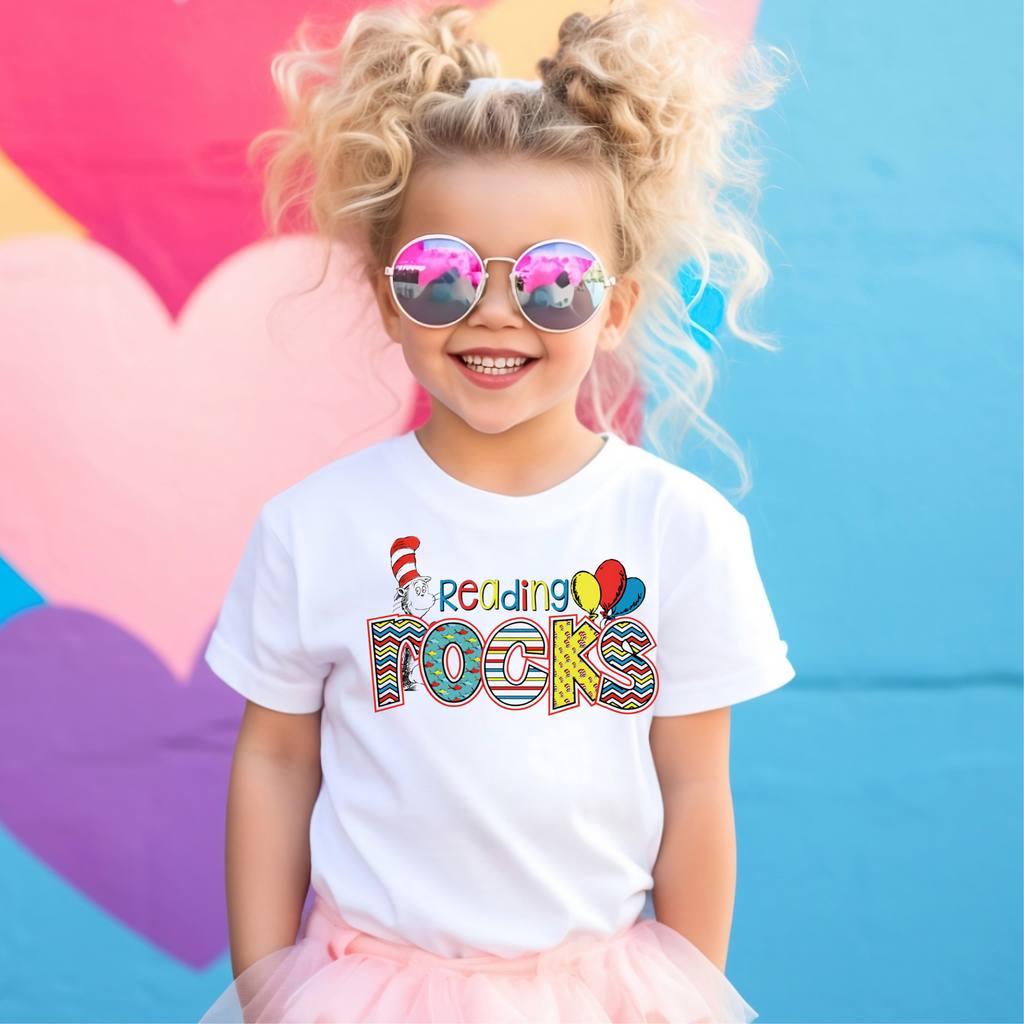 Kid's Reading Rocks t-shirt