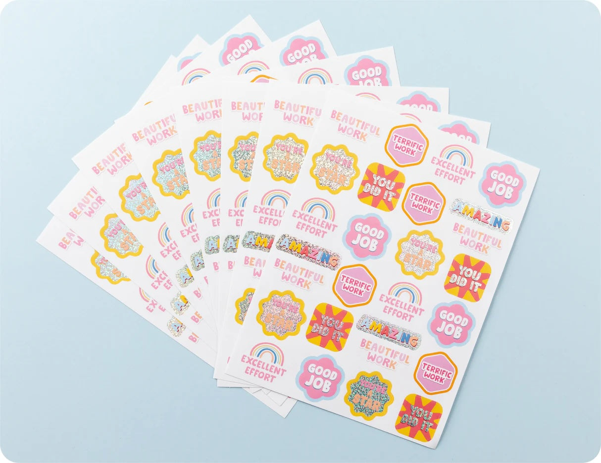 Retro Rewards Merit Sticker Book