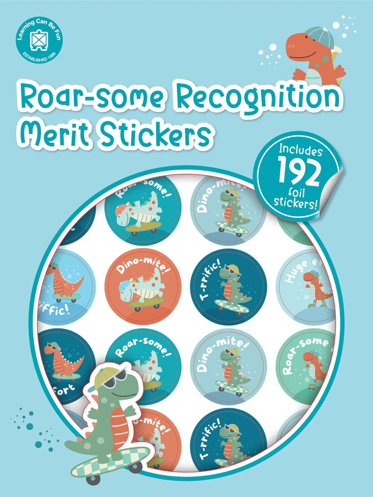 Roar-some Recognition Merit Sticker Book – Clever Classroom