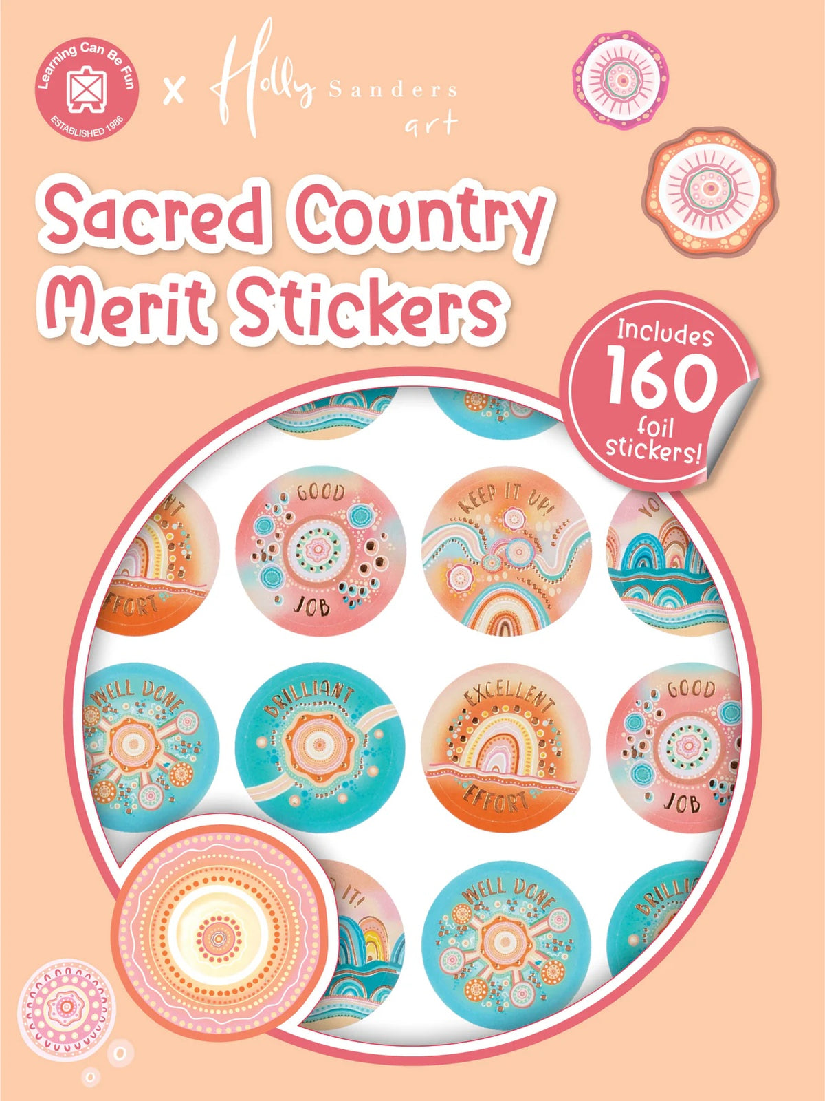 Sacred Country Merit Sticker Book