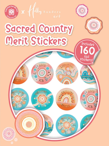 Sacred Country Merit Sticker Book