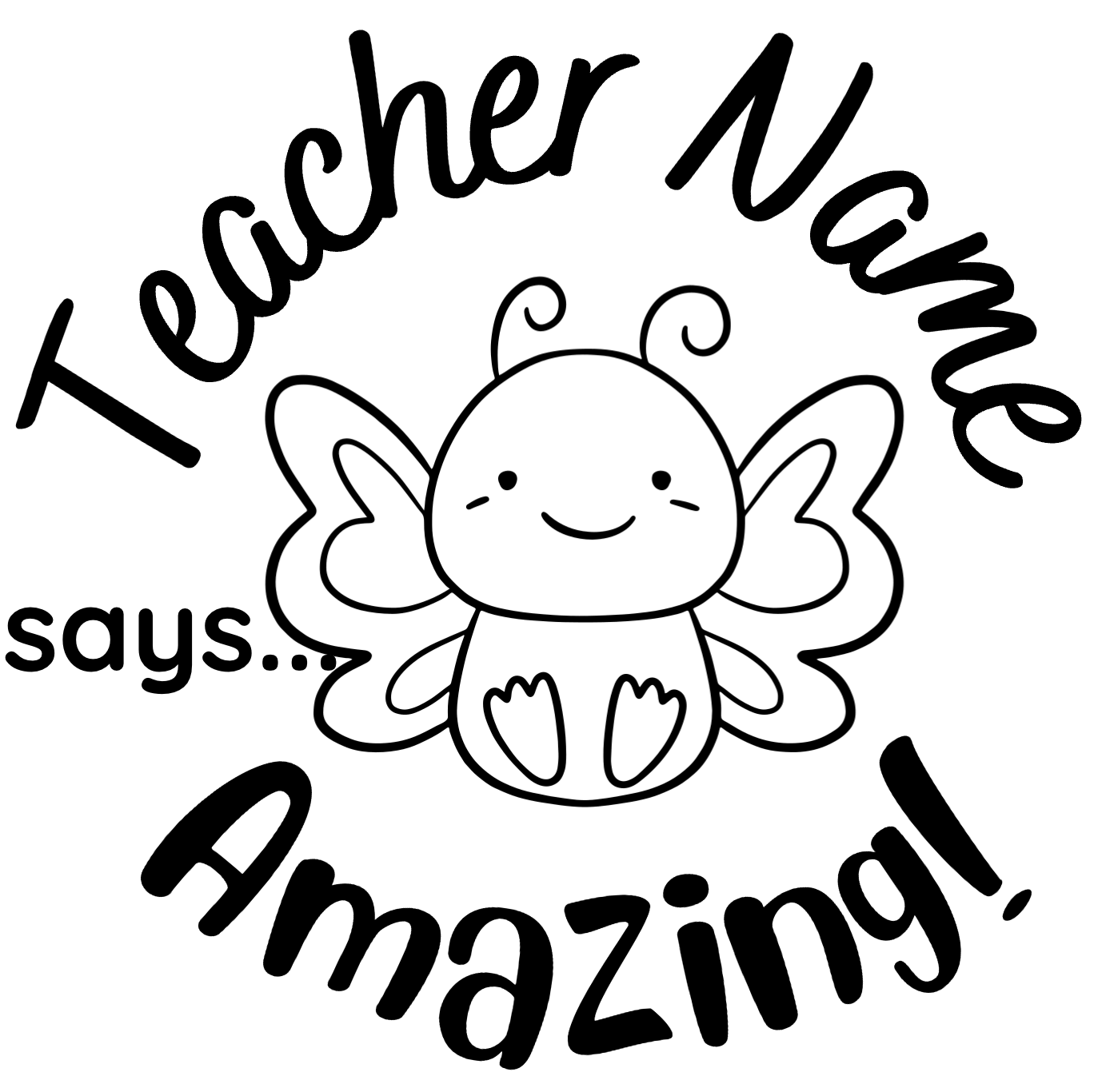 Cute Animals Stamp Set - 3 x Teacher Stamps 30mm