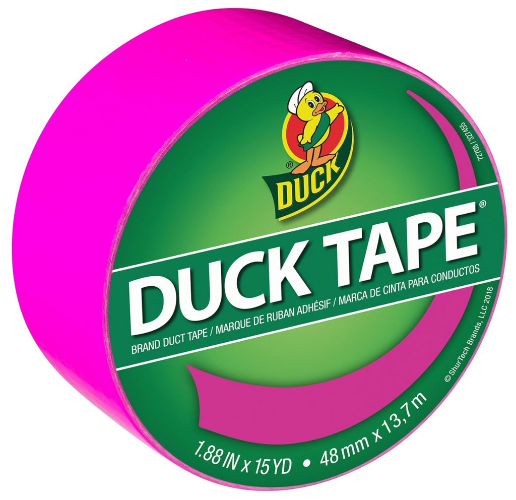 Fluorescent Lilac Duck Brand Duct Tape