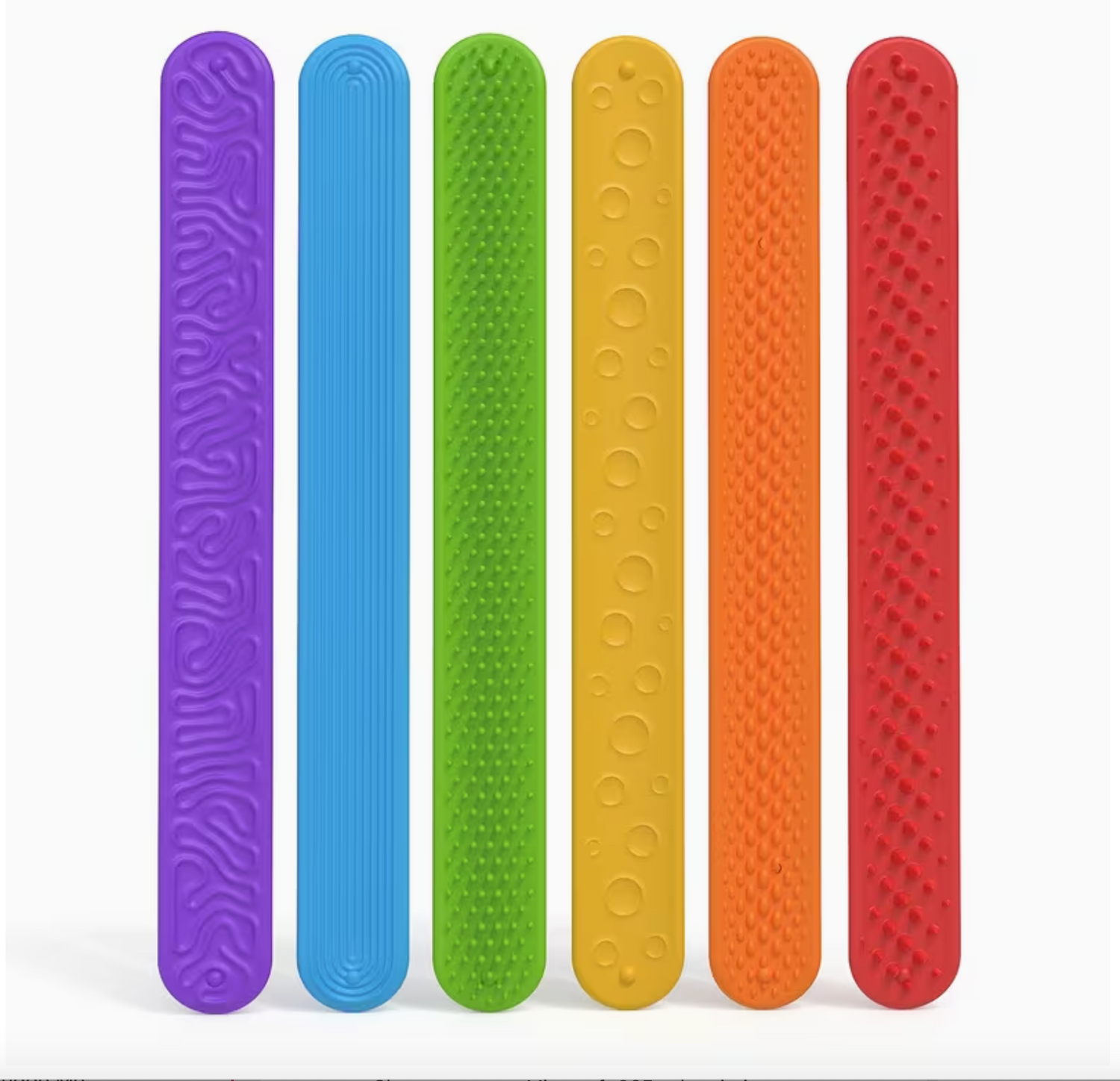 Sensory Slap Bracelets 6 Pack - Sensory Tools