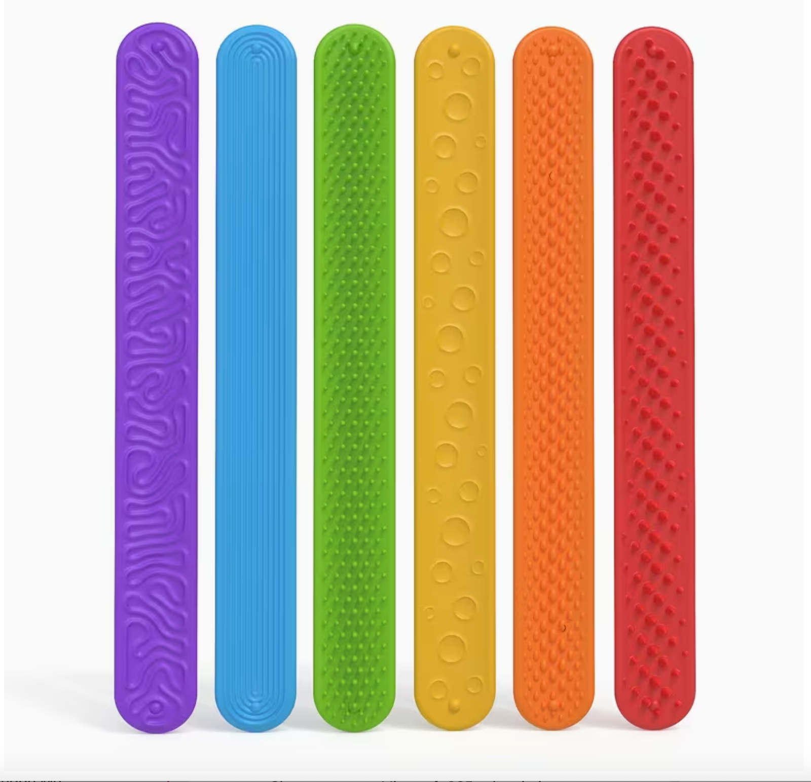 Sensory Slap Bracelets 6 Pack - Sensory Tools