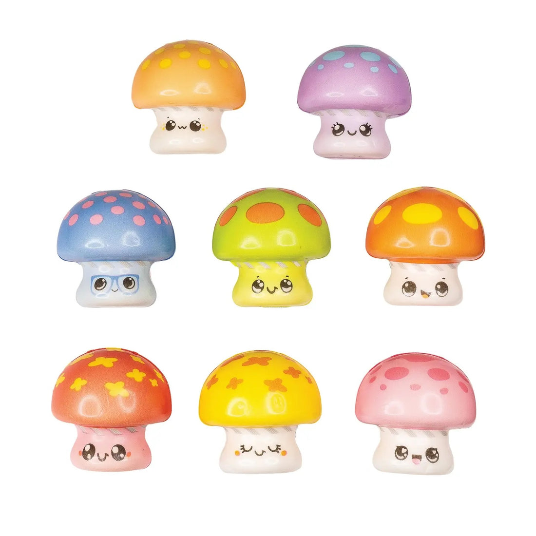 NEW! 12 Pack Mini Mushroom Shroom Squishies