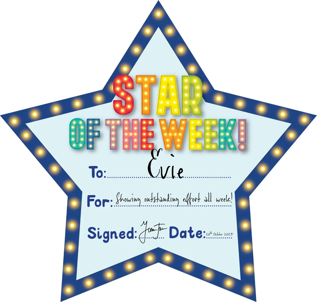 Star of the Week Certificates