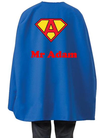 Custom Teacher Cape - Choose your colour and add your personalisation.