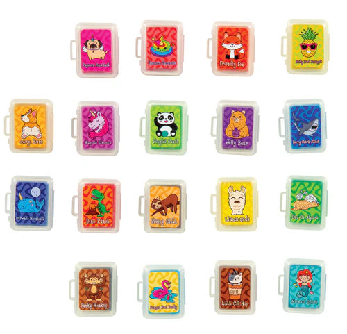 NEW! 18 Pack Totally Adorkable Scented Kneaded Erasers