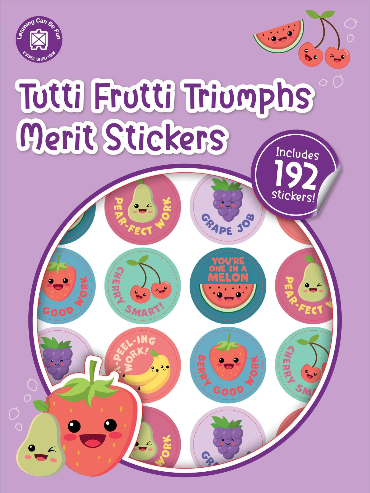 Tutti Frutti Triumphs  Merit Sticker Book
