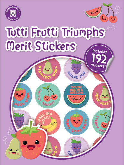 Tutti Frutti Triumphs  Merit Sticker Book