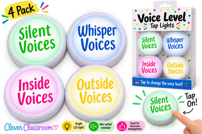 Voice Level Tap / Touch / Push Lights