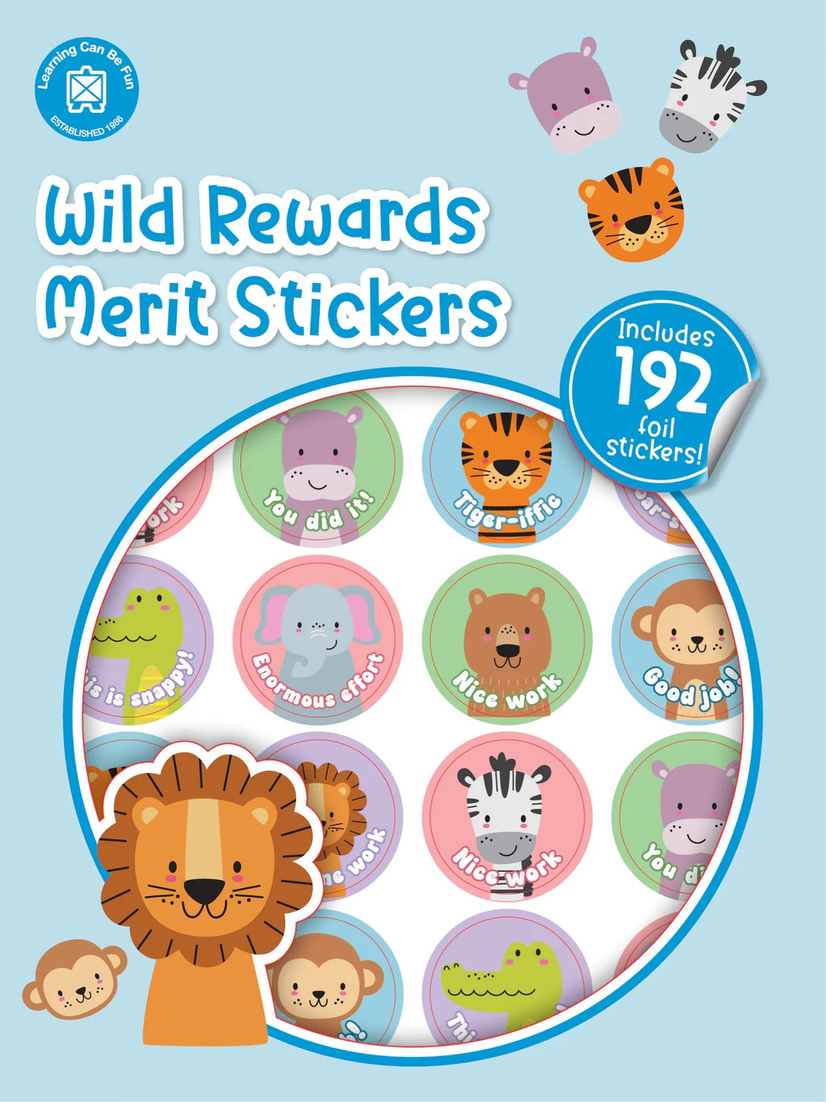 Wild Rewards Merit Sticker Book