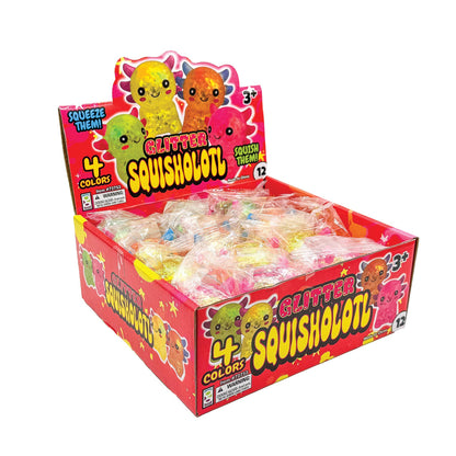 4 Pack Squisholotl Squeeze Toys