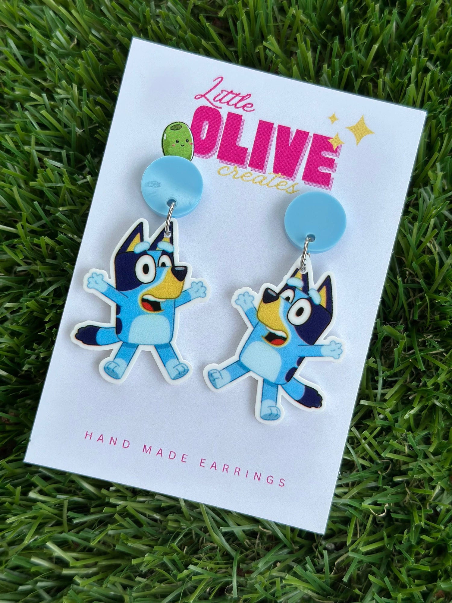 Bluey Dangle Earrings