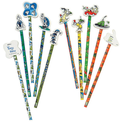 36 Pack Dr. Seuss Pencil With Giant Eraser