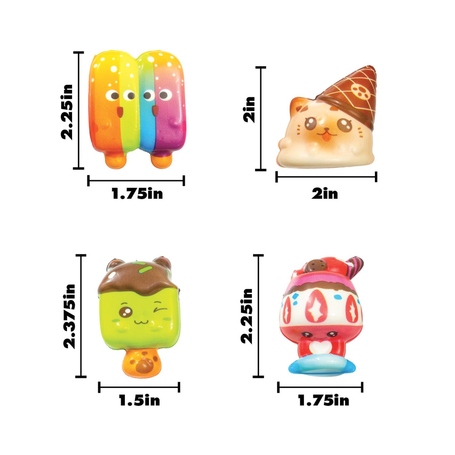 Sweet Squeeze Squishy Pals 12 Pack