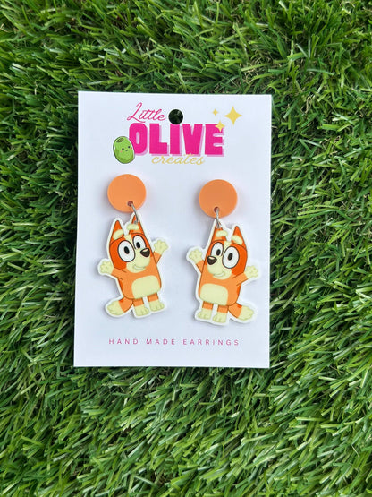 Bluey Dangle Earrings