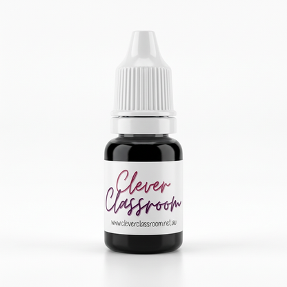 10mL oil-based ink for pre-inked stamps.