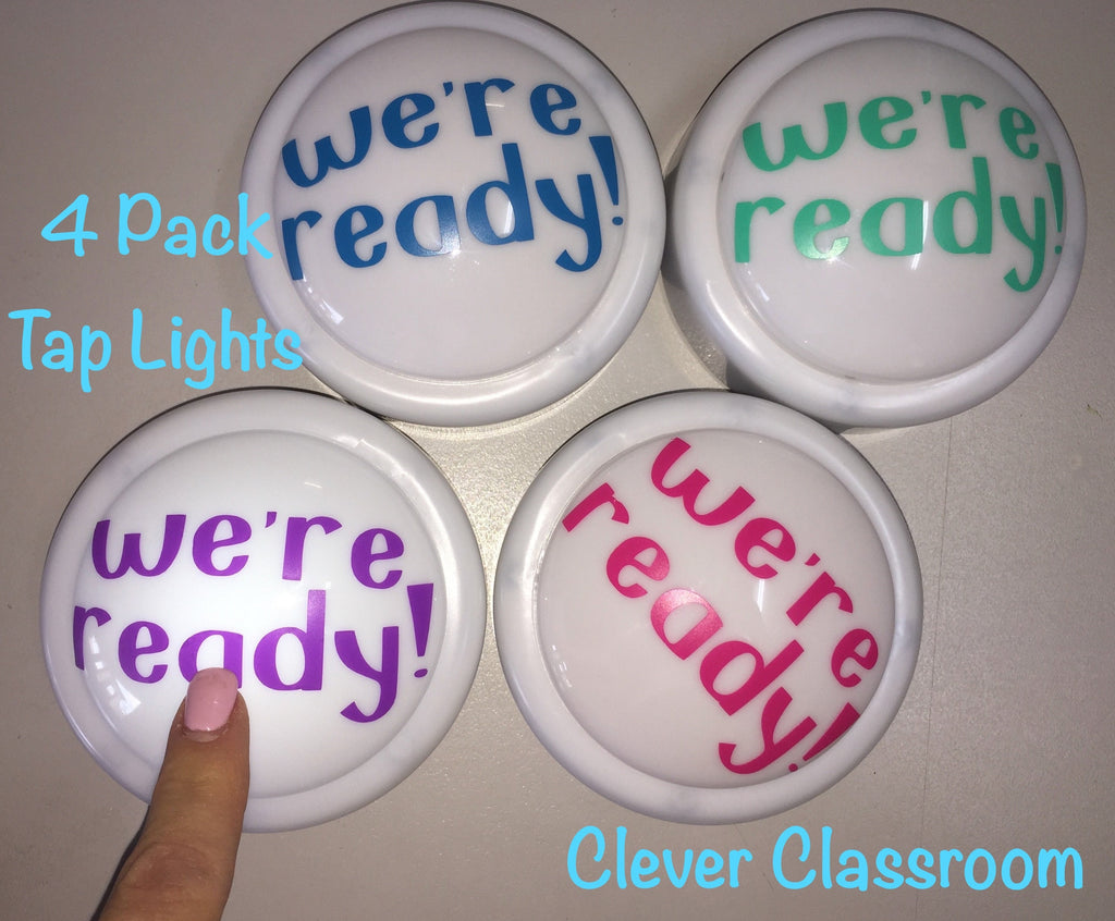 IN STOCK! We're ready! - Tap / Touch / Push Lights -  for classroom use.