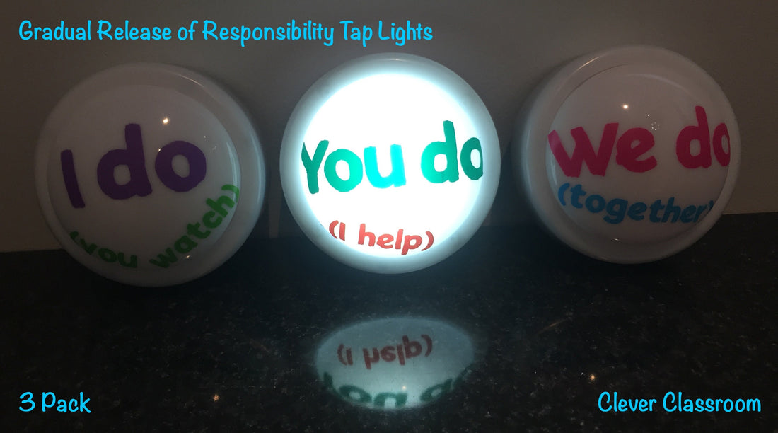 IN STOCK! Gradual Release of Responsibility  - Tap / Touch / Push Lights - 140mm